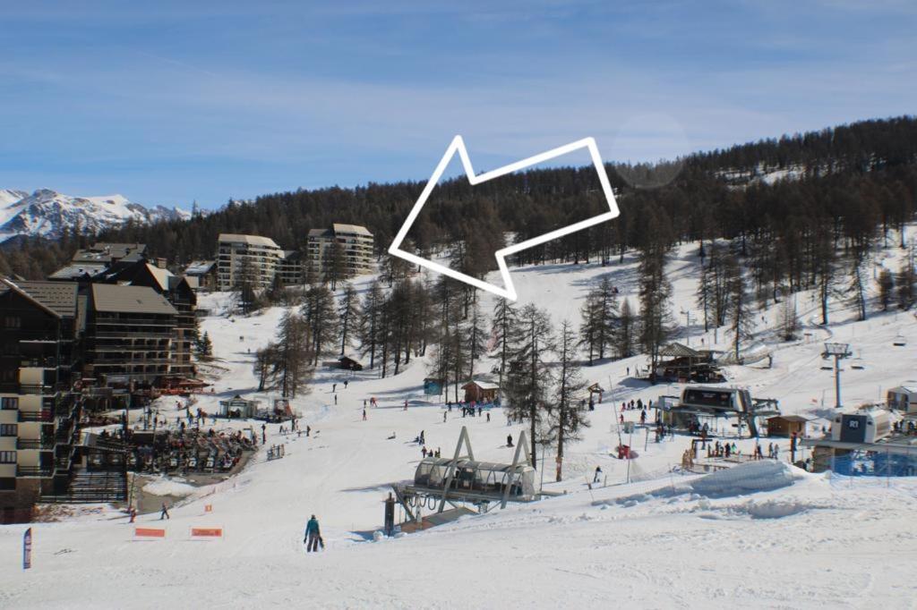 Risoul 1850 - Appart' 4 Personnes Ski Aux Pieds Exterior foto